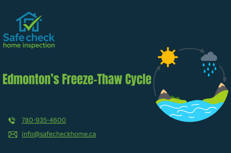 Edmonton’s Freeze-Thaw Cycle: How Winter Damage Shows Up in Spring Home Inspections